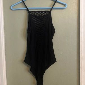 Forever 21 Mesh Front Bodysuit